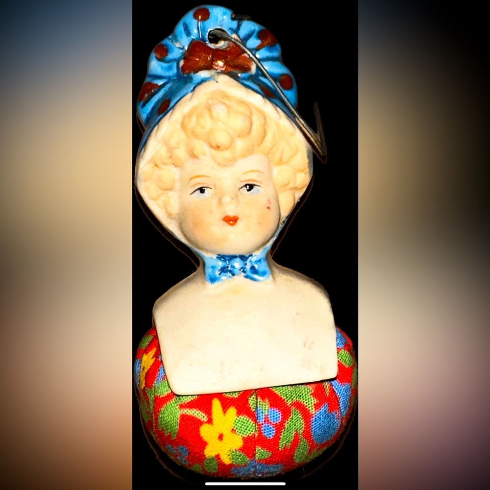 Vintage porcelain Christmas ornament